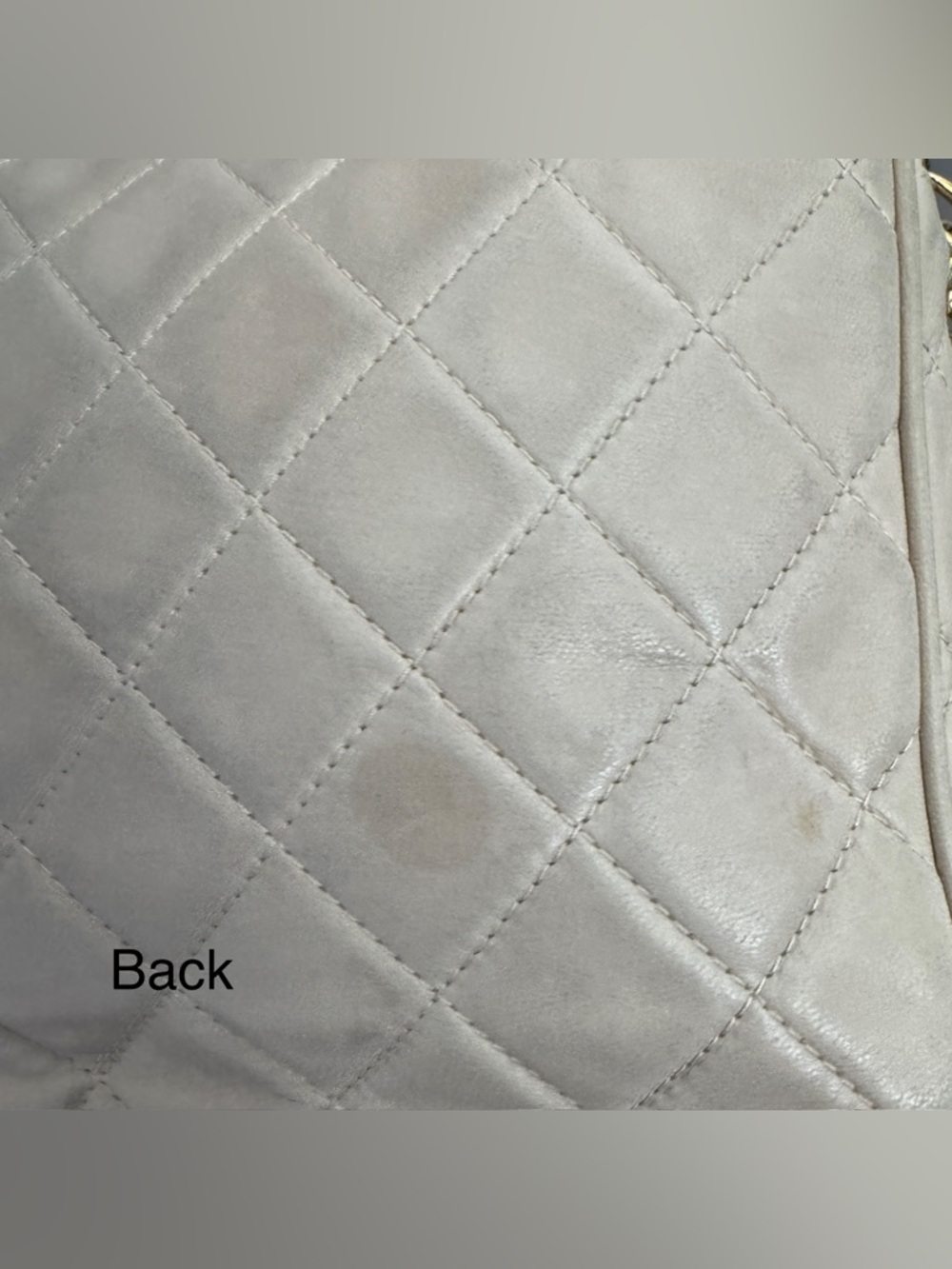 Chanel Vintage Cream Lambskin Camera Crossbody - Picture 15 of 17
